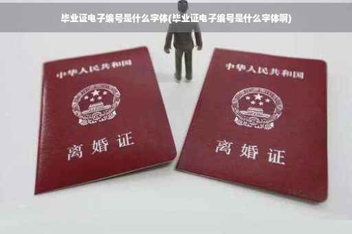 毕业证电子编号是什么字体(毕业证电子编号是什么字体啊) 毕业证电子编号是什么字体(毕业证电子编号是什么字体啊)