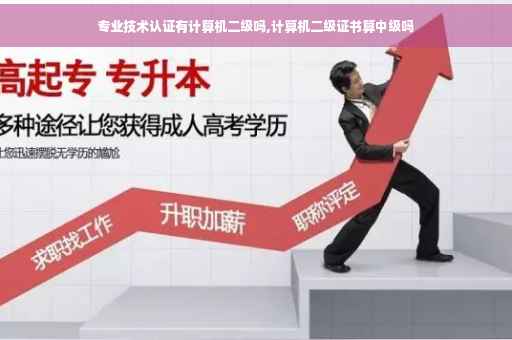 专业技术认证有计算机二级吗,计算机二级证书算中级吗