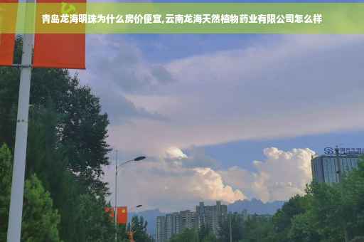 青岛龙海明珠为什么房价便宜,云南龙海天然植物药业有限公司怎么样