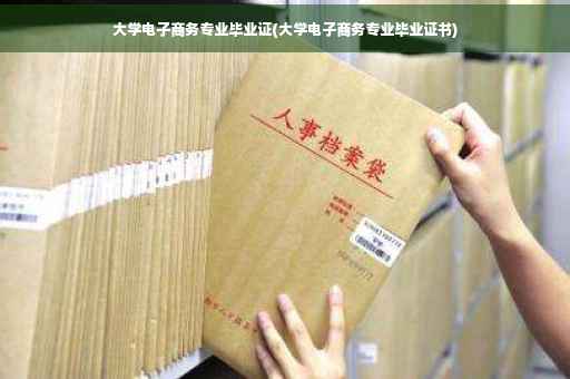 大学电子商务专业毕业证(大学电子商务专业毕业证书)