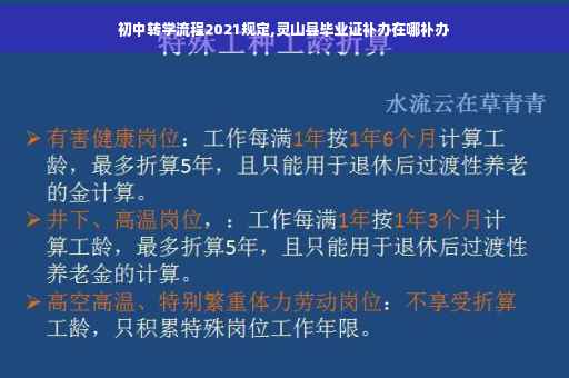 初中转学流程2021规定,灵山县毕业证补办在哪补办