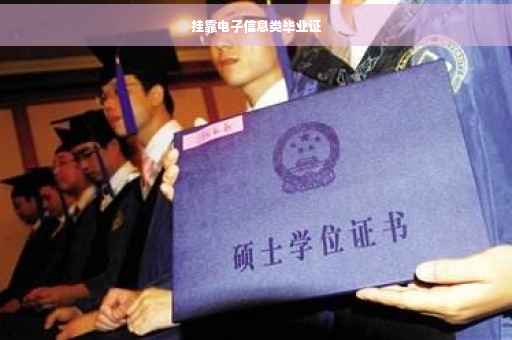 挂靠电子信息类毕业证