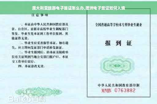 澳大利亚旅游电子签证怎么办,澳洲电子签证如何入境