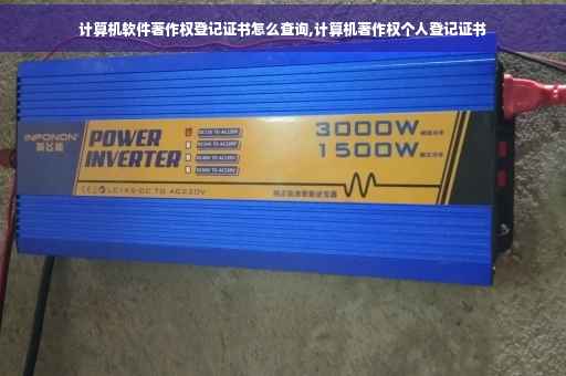 计算机软件著作权登记证书怎么查询,计算机著作权个人登记证书