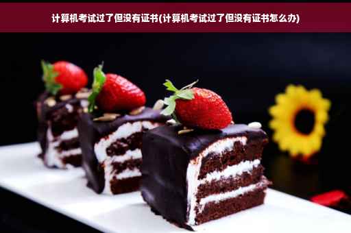 计算机考试过了但没有证书(计算机考试过了但没有证书怎么办)