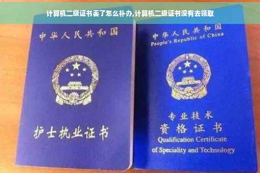 计算机二级证书丢了怎么补办,计算机二级证书没有去领取