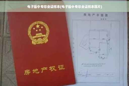 电子版中专毕业证样本(电子版中专毕业证样本图片)