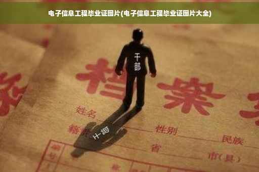 电子信息工程毕业证图片(电子信息工程毕业证图片大全)