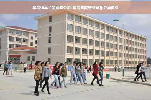 琴岛通丢了余额怎么办-琴岛学院毕业证补办要多久