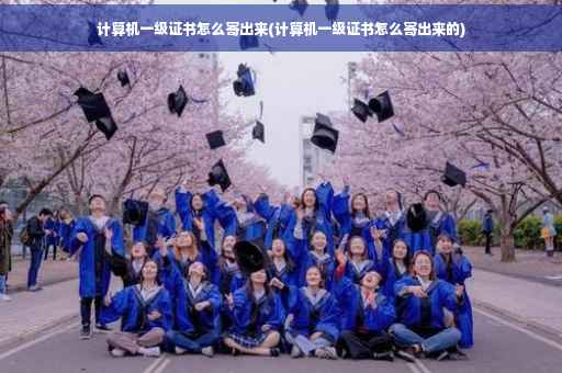 计算机一级证书怎么寄出来(计算机一级证书怎么寄出来的)