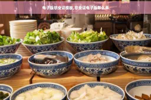 电子版毕业证模板,毕业证电子版怎么弄