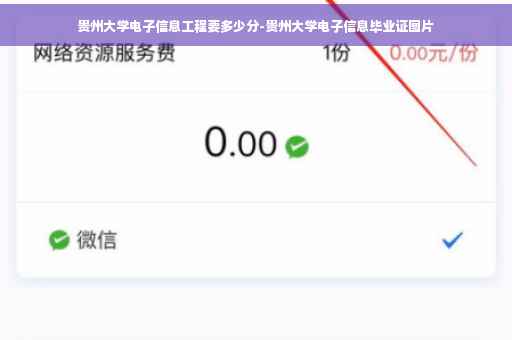 贵州大学电子信息工程要多少分-贵州大学电子信息毕业证图片