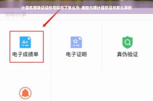 计算机等级证证件号码忘了怎么办-重新办理计算机证书怎么弄的