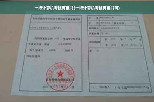 一级计算机考试有证书(一级计算机考试有证书吗)
