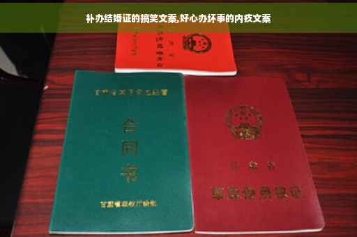 补办结婚证的搞笑文案,好心办坏事的内疚文案