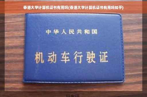香港大学计算机证书有用吗(香港大学计算机证书有用吗知乎)