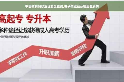 中国教育网毕业证怎么查询,电子毕业证从哪里查到的