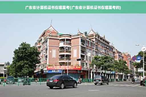 广东省计算机证书在哪里考(广东省计算机证书在哪里考的)
