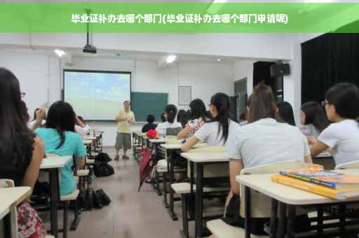 毕业证补办去哪个部门(毕业证补办去哪个部门申请呢)