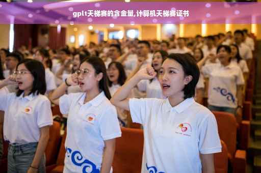 gplt天梯赛的含金量,计算机天梯赛证书