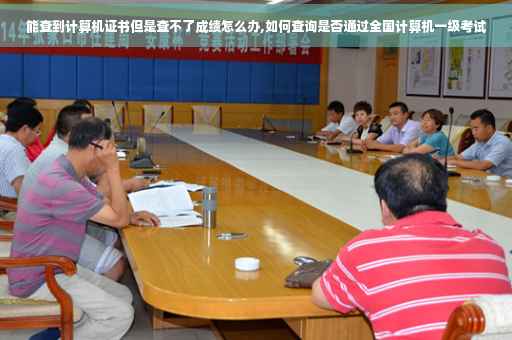 能查到计算机证书但是查不了成绩怎么办,如何查询是否通过全国计算机一级考试
