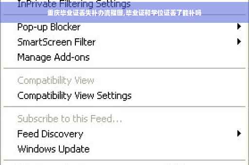 重庆毕业证丢失补办流程图,毕业证和学位证丢了能补吗