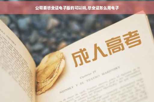 公司要毕业证电子版的可以吗,毕业证怎么用电子 公司要毕业证电子版的可以吗,毕业证怎么用电子