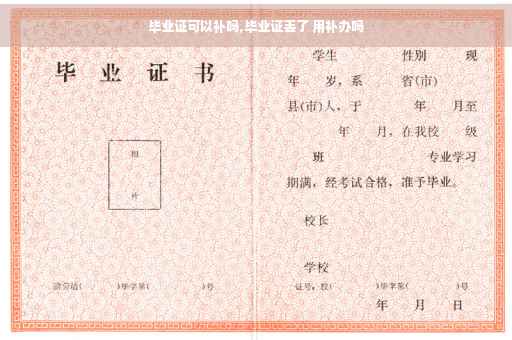 毕业证可以补吗,毕业证丢了 用补办吗 毕业证可以补吗,毕业证丢了 用补办吗