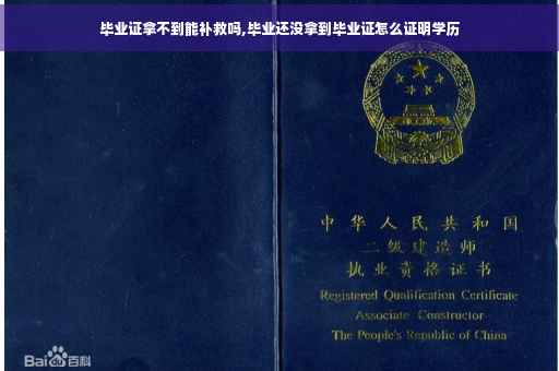 毕业证拿不到能补救吗,毕业还没拿到毕业证怎么证明学历