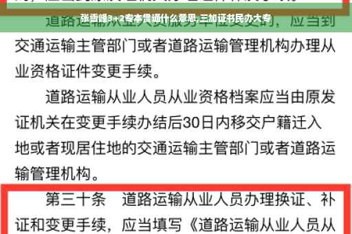 张雪峰3+2专本贯通什么意思,三加证书民办大专