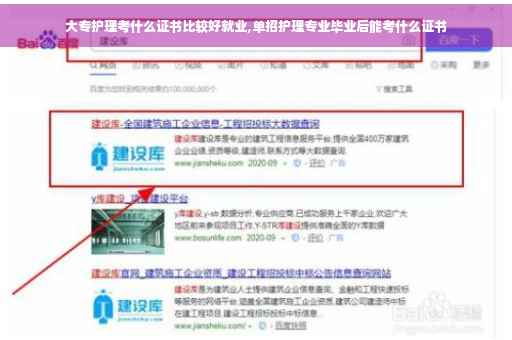 大专护理考什么证书比较好就业,单招护理专业毕业后能考什么证书