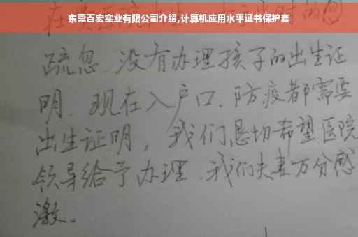 东莞百宏实业有限公司介绍,计算机应用水平证书保护套