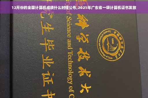 12月份的全国计算机成绩什么时候公布,2021年广东省一级计算机证书发放