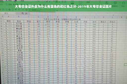 大专毕业证外皮为什么有蓝色的和红色之分-2019年大专毕业证图片