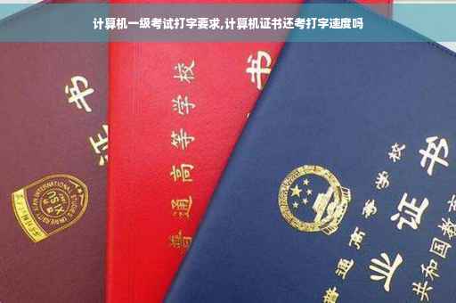 计算机一级考试打字要求,计算机证书还考打字速度吗