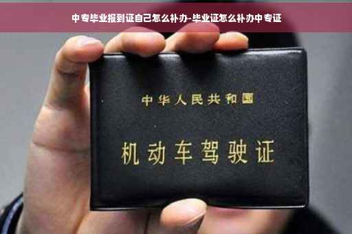 中专毕业报到证自己怎么补办-毕业证怎么补办中专证