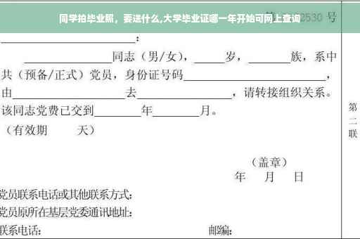 同学拍毕业照，要送什么,大学毕业证哪一年开始可网上查询