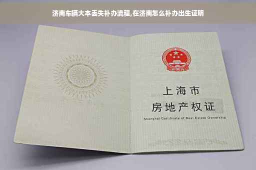 济南车辆大本丢失补办流程,在济南怎么补办出生证明