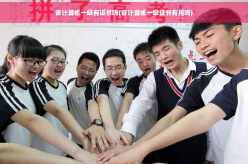 省计算机一级有证书吗(省计算机一级证书有用吗)