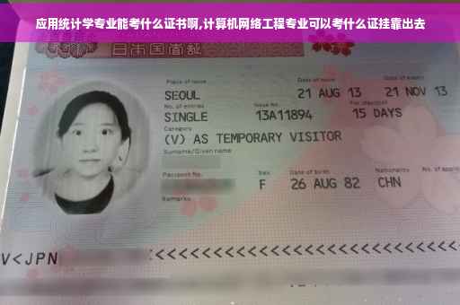 应用统计学专业能考什么证书啊,计算机网络工程专业可以考什么证挂靠出去