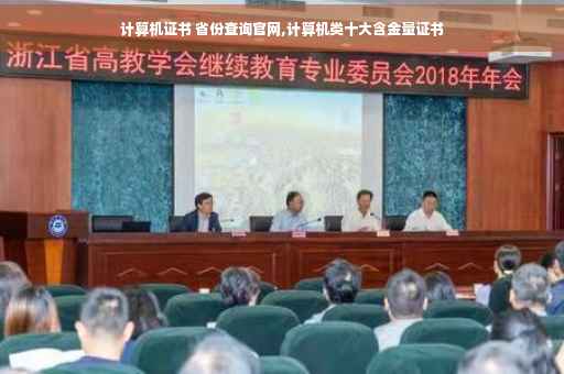 计算机证书 省份查询官网,计算机类十大含金量证书