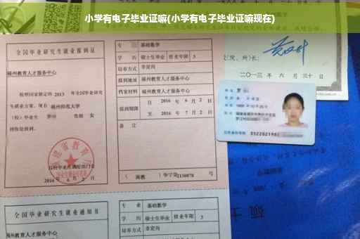 小学有电子毕业证嘛(小学有电子毕业证嘛现在)