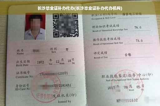 长沙毕业证补办代办(长沙毕业证补办代办机构)