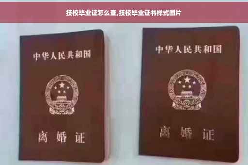 技校毕业证怎么查,技校毕业证书样式图片