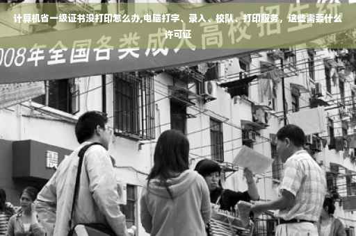 计算机省一级证书没打印怎么办,电脑打字、录入、校队、打印服务，这些需要什么许可证