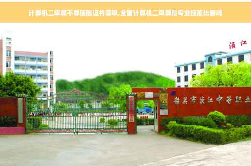 计算机二级算不算技能证书等级,全国计算机二级算是专业技能比赛吗