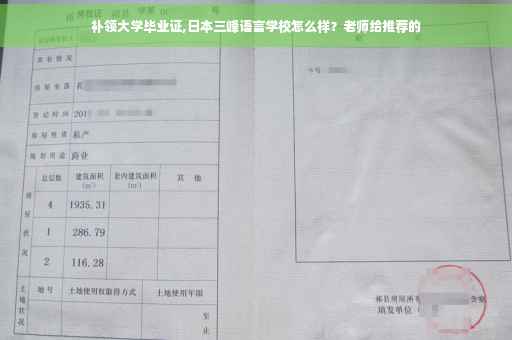 补领大学毕业证,日本三峰语言学校怎么样？老师给推荐的