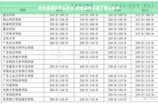 毕业证遗失怎么补办,毕业证壳子丢了怎么补办