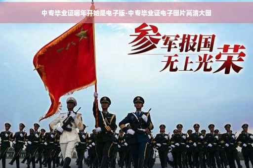 中专毕业证哪年开始是电子版-中专毕业证电子图片高清大图