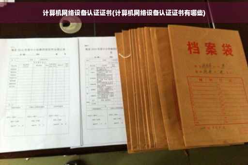 计算机网络设备认证证书(计算机网络设备认证证书有哪些)